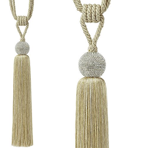 Hallis Rope Tieback Ritz, Vanilla