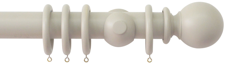 Jones Estate 50mm Handcrafted Wood Pole Clay, Ball